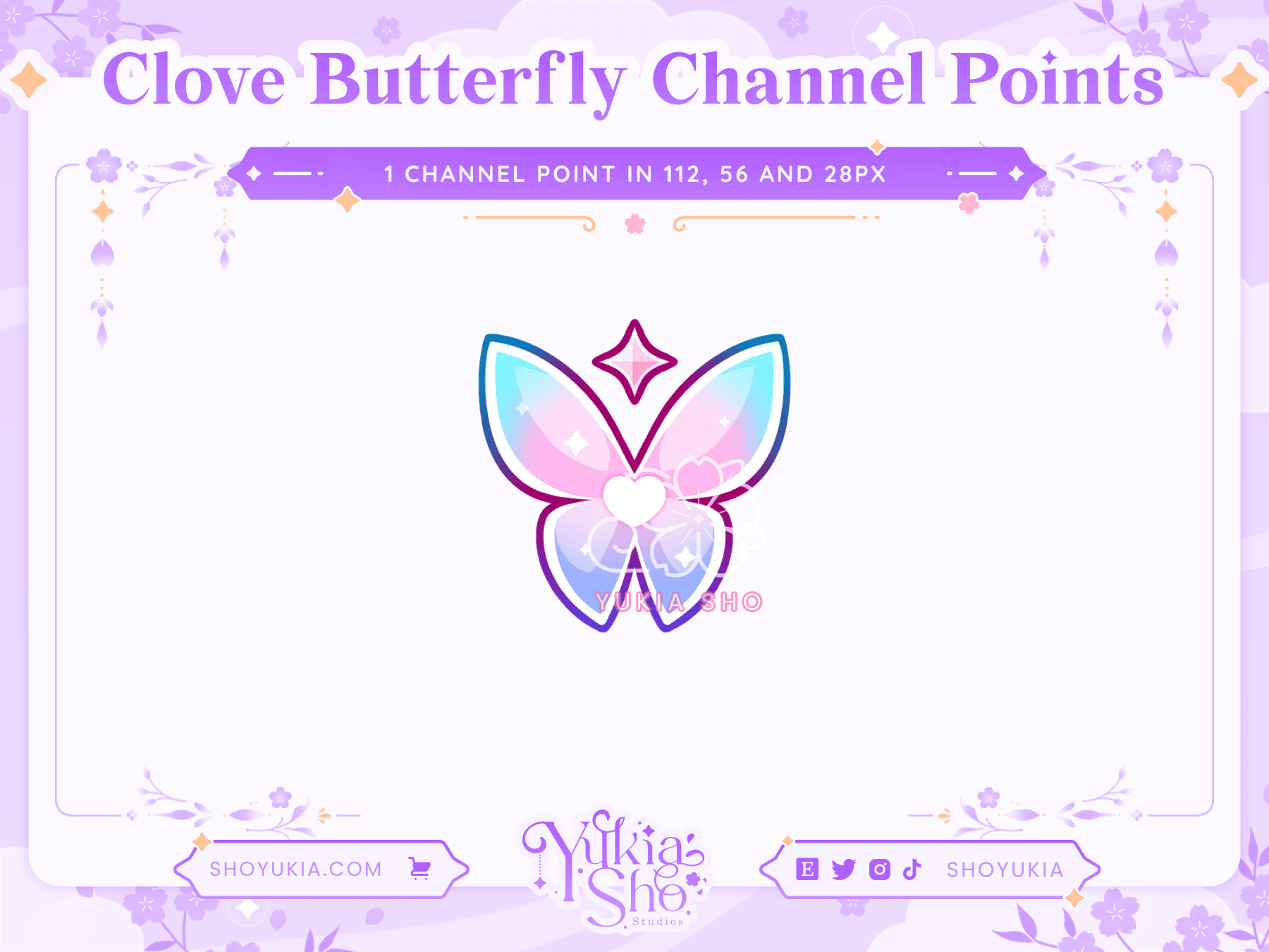 Valorant Clove Butterfly Channel Points - Yukia Sho Studios Ltd.