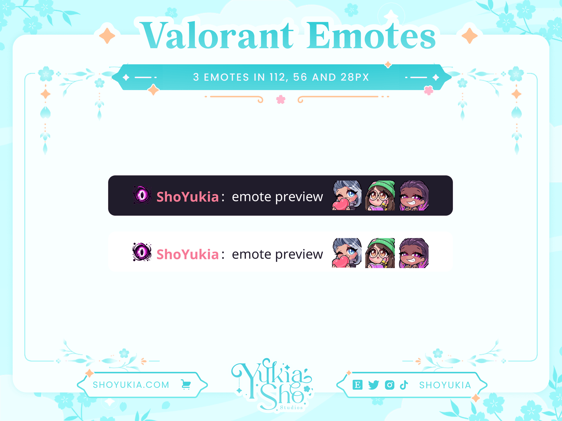 Valorant Emotes - Yukia Sho Studios