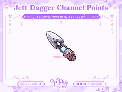 Valorant Jett Dagger Channel Points - Yukia Sho Studios Ltd.