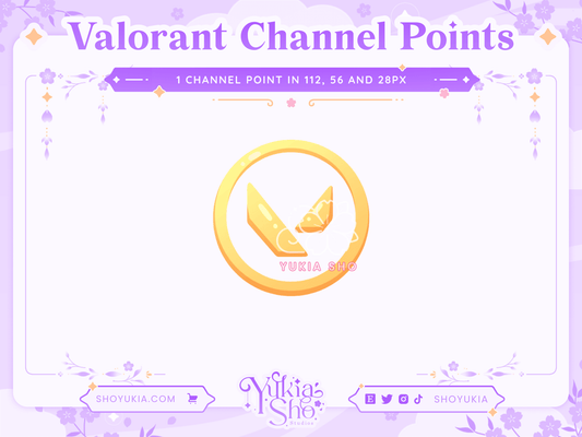 Valorant Point Channel Points - Yukia Sho Studios