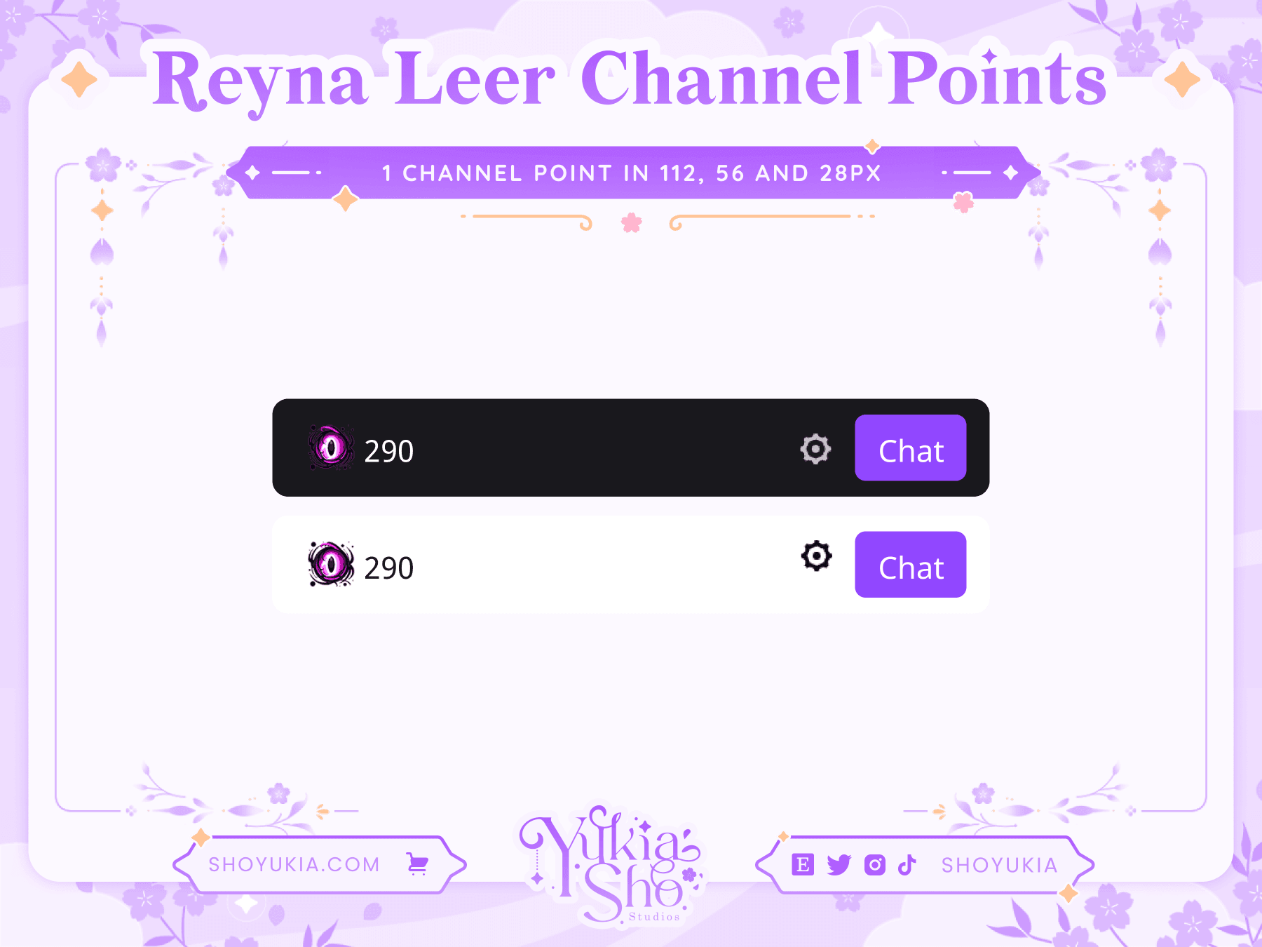 Valorant Reyna Leer Channel Points - Yukia Sho Studios Ltd.