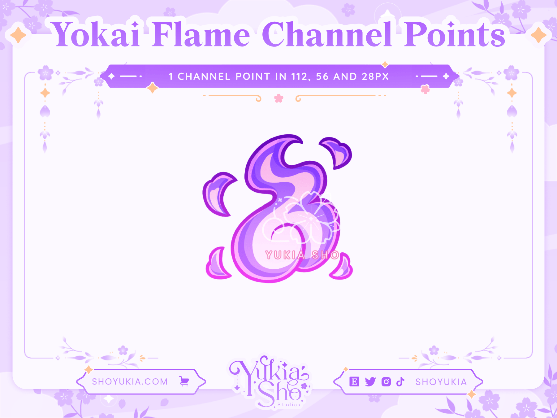Yokai Flame Channel Points for Twitch - Yukia Sho Studios