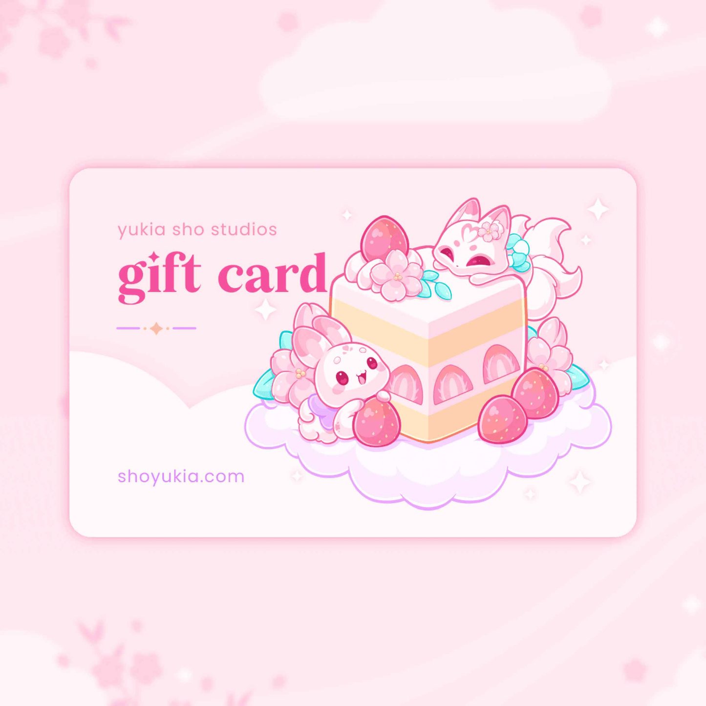 Yukia Sho Studios Gift Card